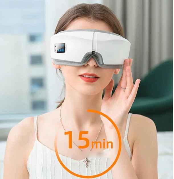 Masseur Oculaire Intelligent 4D – Anti-Cernes & Anti-Fatigue | Lumina Beauty